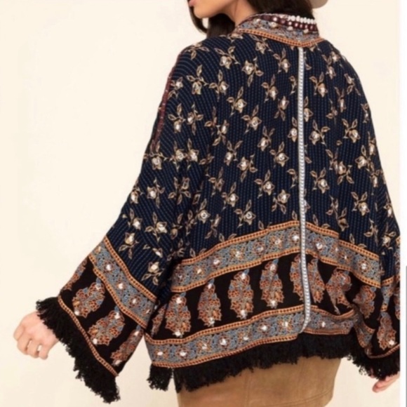 Free People Ray of Sun Boho Mimono Jacket - Picture 4 of 15